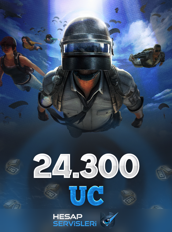 PUBG Mobile 24300 UC - Yalnızca ID İle Yükleme