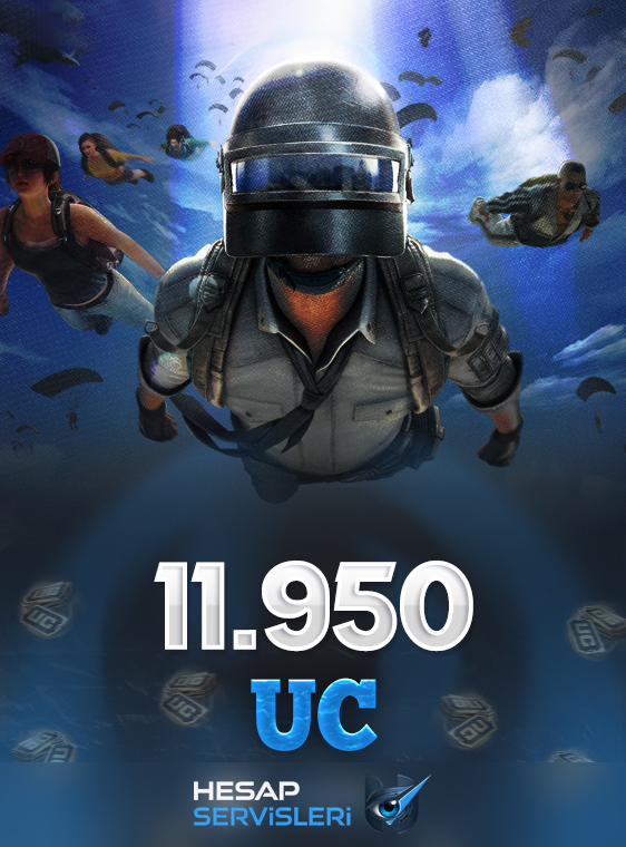 PUBG Mobile 11950 UC - Yalnızca ID İle Yükleme