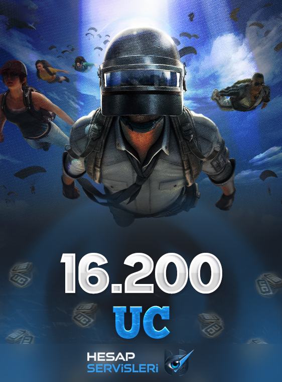 PUBG Mobile 16200 UC - Yalnızca ID İle Yükleme